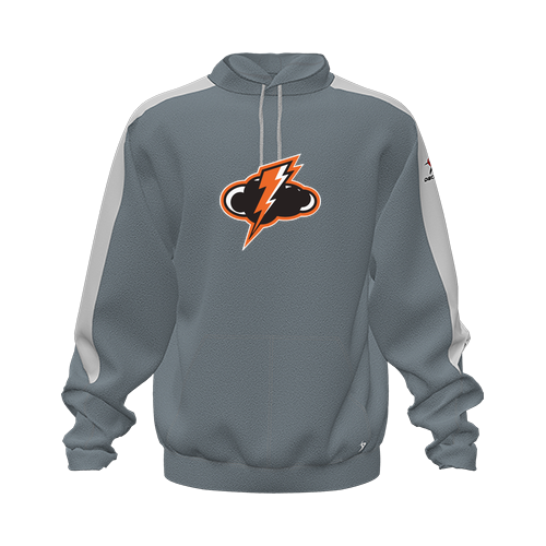 [CUS-DFW-HOOD-FLC-LSL-GRY-YXS-LOGO1] Hoodie (Youth XS, Gray, Logo 1)