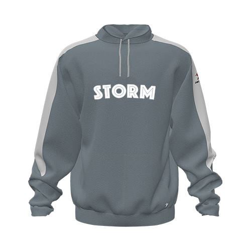 [CUS-DFW-HOOD-FLC-LSL-GRY-YXS-LOGO3] Hoodie (Youth XS, Gray, Logo 3)