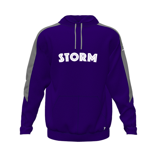 [CUS-DFW-HOOD-FLC-LSL-PUR-YXS-LOGO3] Hoodie (Youth XS, Purple, Logo 3)