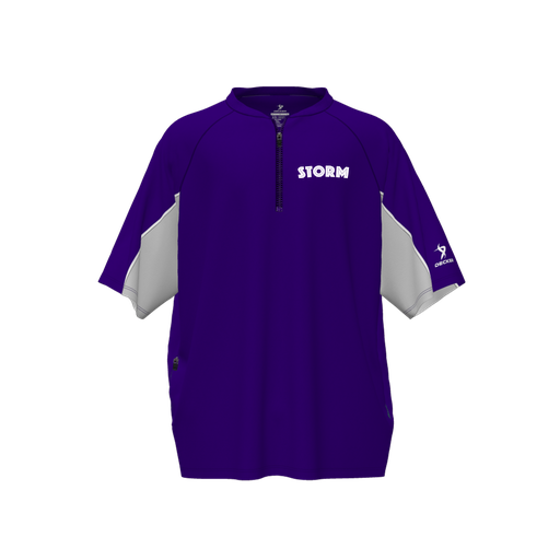 [CUS-DFW-WIND-PER-SSL-PUR-YS-LOGO3] Wind Jacket (Youth S, Purple, Logo 3)