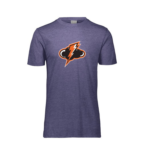 [FTSCUBRY-AS-LOGO1] Decker Men's Tri-Blend T-Shirt - Short Sleeve (Adult S, Royal, Logo 1)