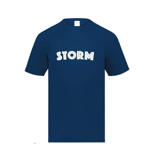 [2791.065.S-LOGO3] Youth Smooth Sport T-Shirt (Youth S, Navy, Logo 3)