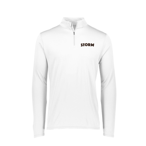 [FTLQFLWH-FAXS-LOGO2] Decker Women's Flex-Lite 1/4 Zip Shirt (Female Adult XS, White, Logo 2)