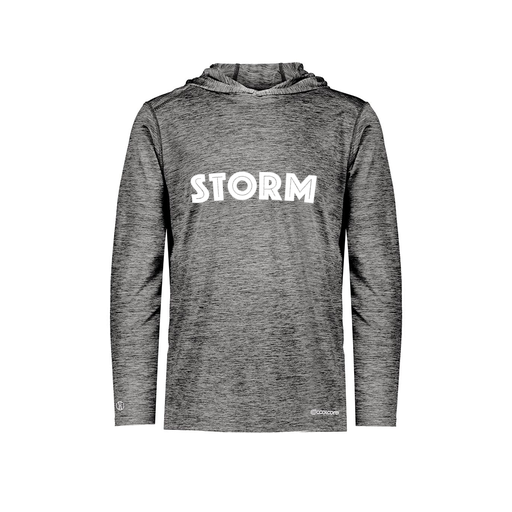 [FOLHCGBK-YS-LOGO3] Decker Youth Charge Hoodie (Youth S, Black, Logo 3)